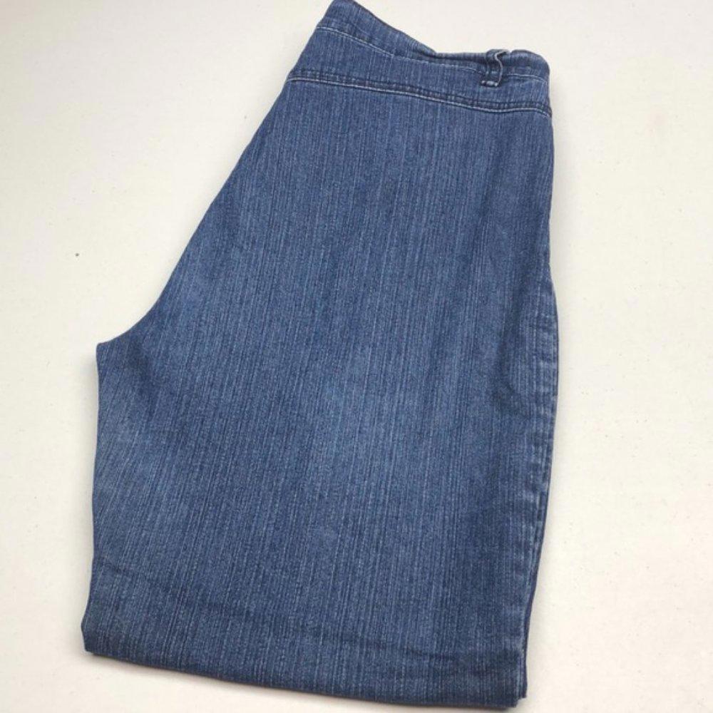 DESIGNER SIMON CHANG CROP JEANS 10/30x28 😎